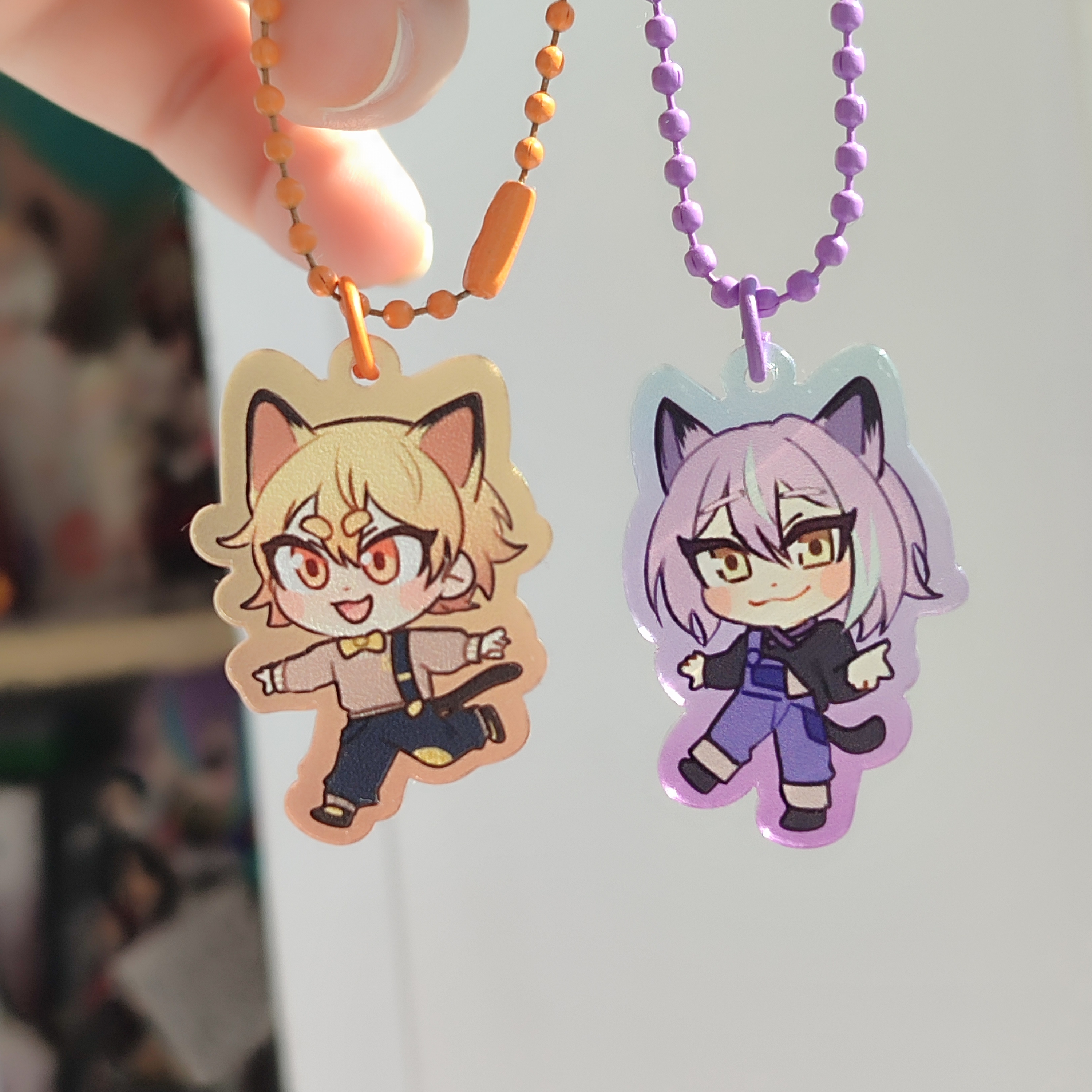 Акриловый брелок