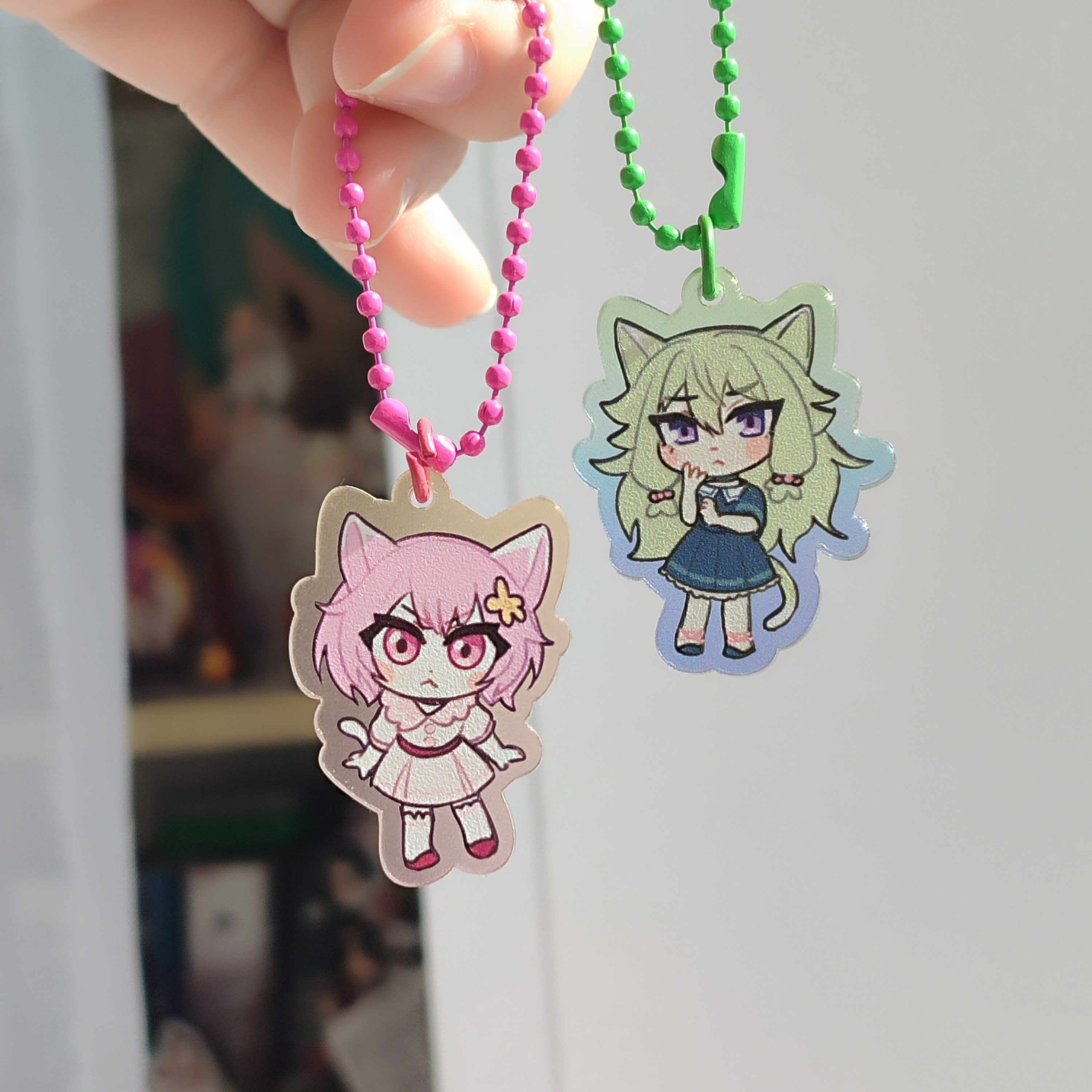 Акриловый брелок