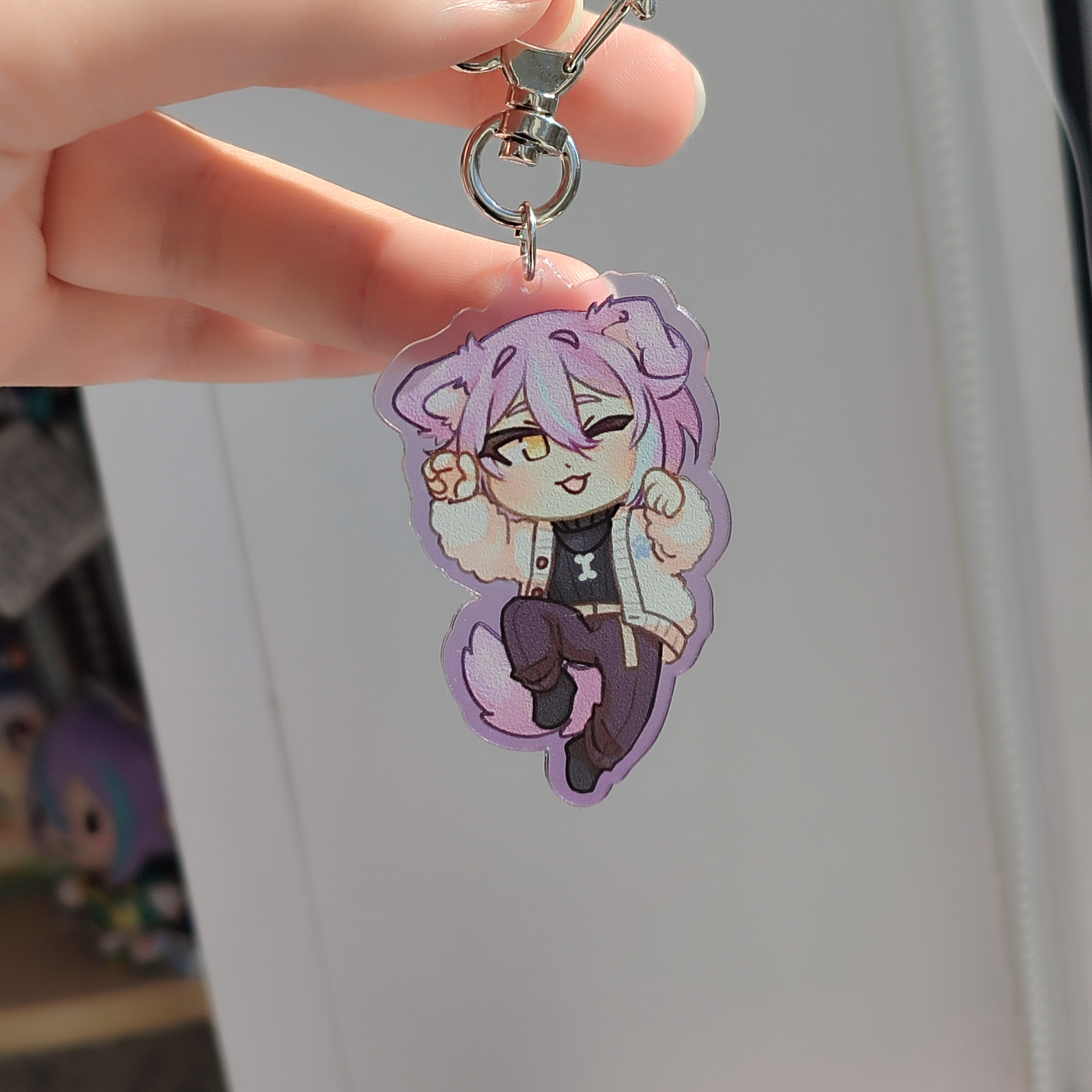 Акриловый брелок