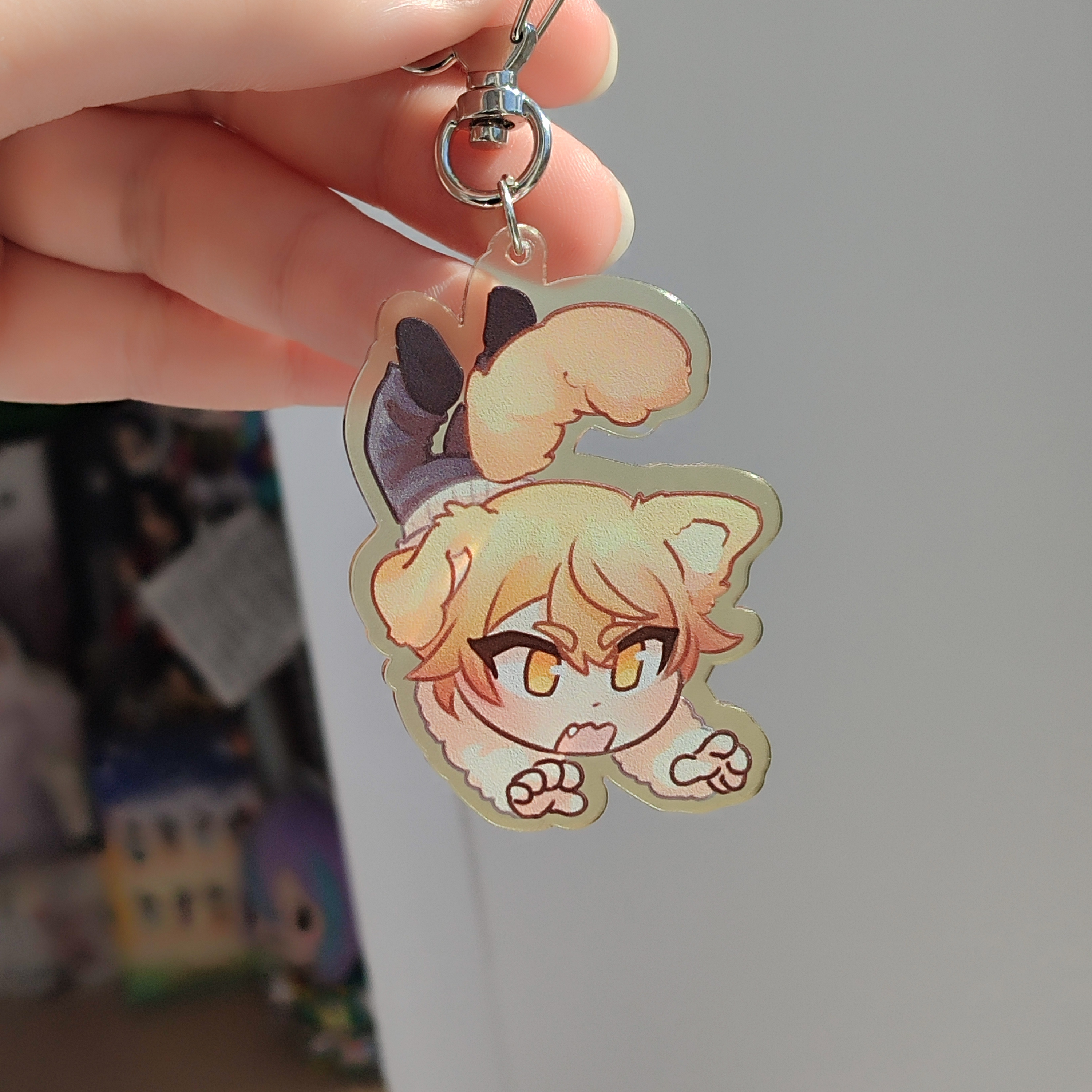 Акриловый брелок