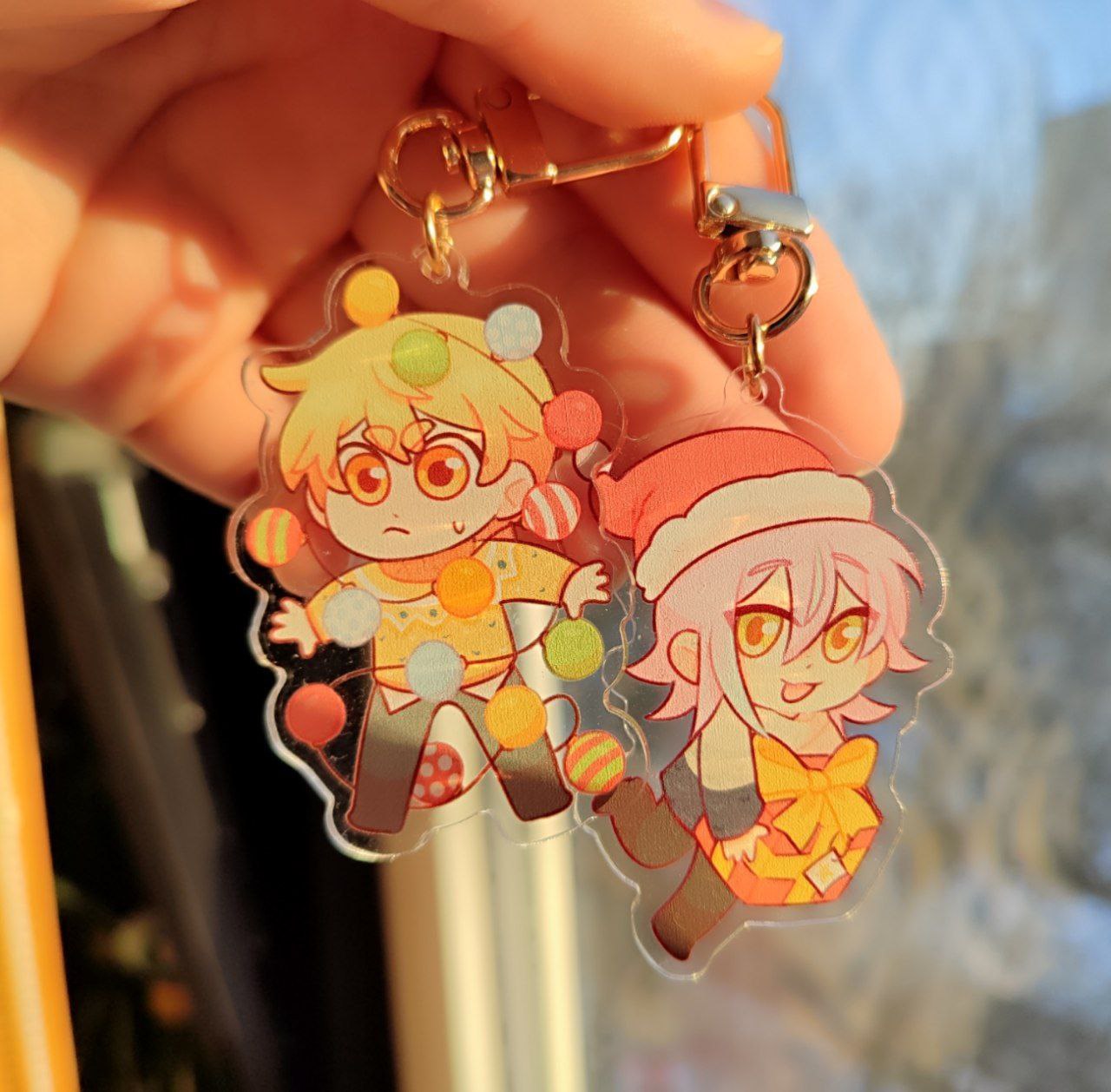 Акриловый брелок