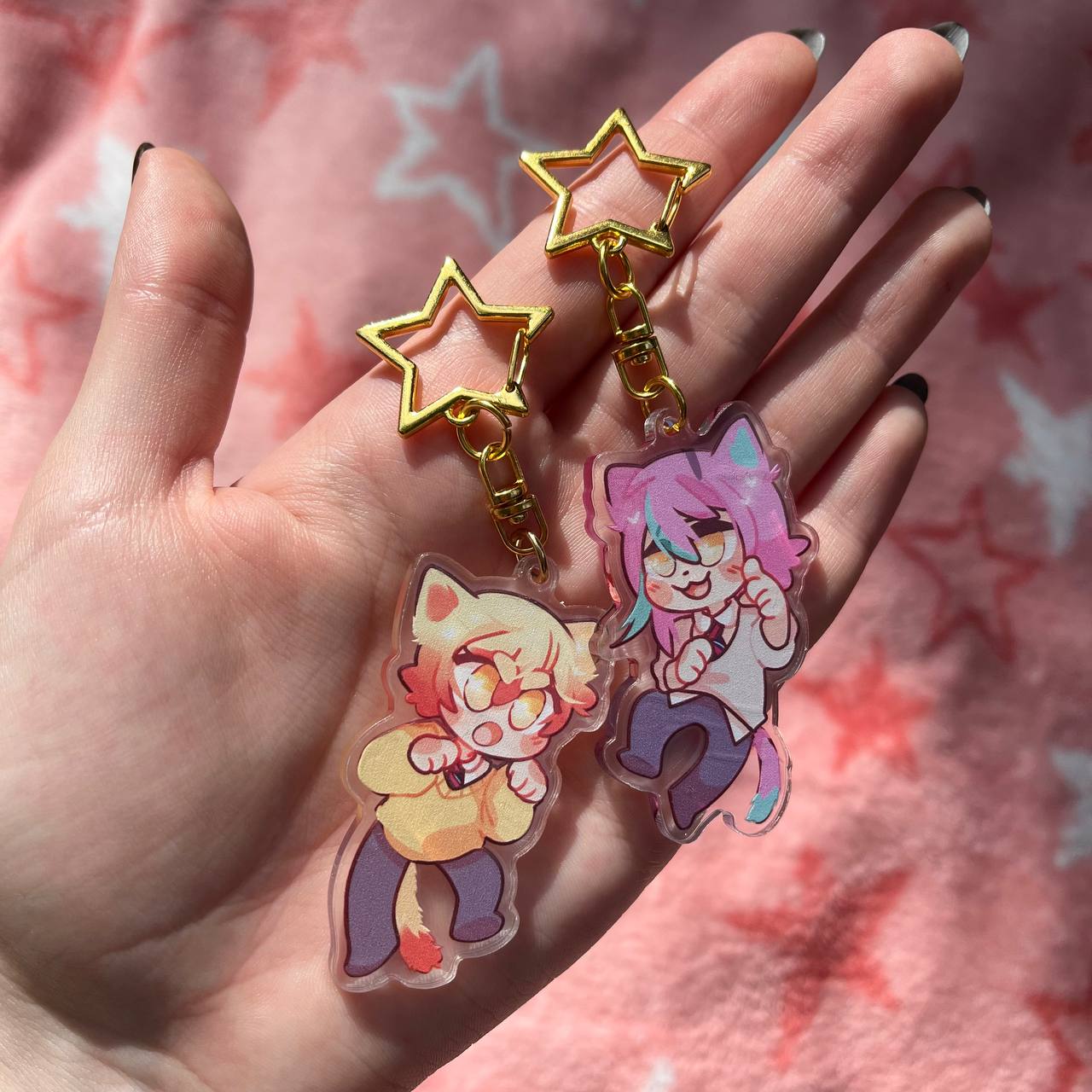 Акриловый брелок