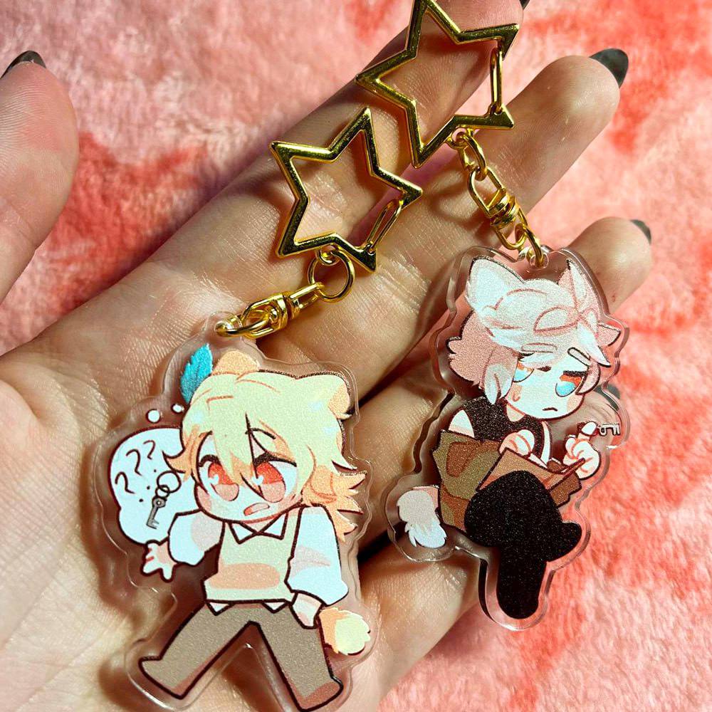 Акриловый брелок